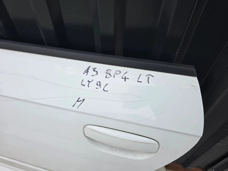 DRZWI LEWY TYŁ AUDI A3 8P 8P4 5D SPORTBACK 2004-2011 LY9C *2 !!!