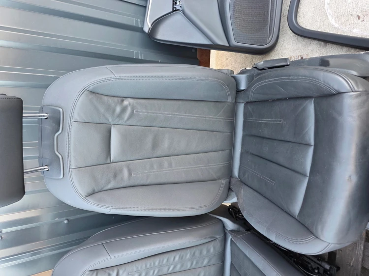 FOTEL FOTELE SKÓRA AUDI A4 B9 PODGRZEWANY PRZÓD + TYŁ ROLETY KOMPLET EUROPA