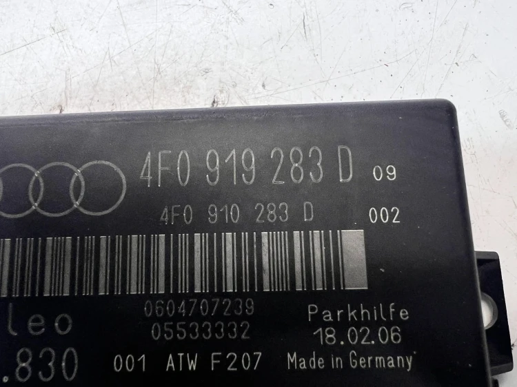 MODUŁ CZUJNIKÓW PARKOWANIA AUDI A6 C6 Q7 4F0919283D