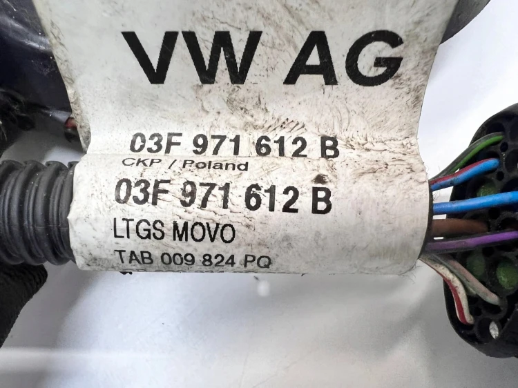 WIĄZKA INSTALACJA SILNIKA AUDI 1.2 TFSI FSI 03F971612B