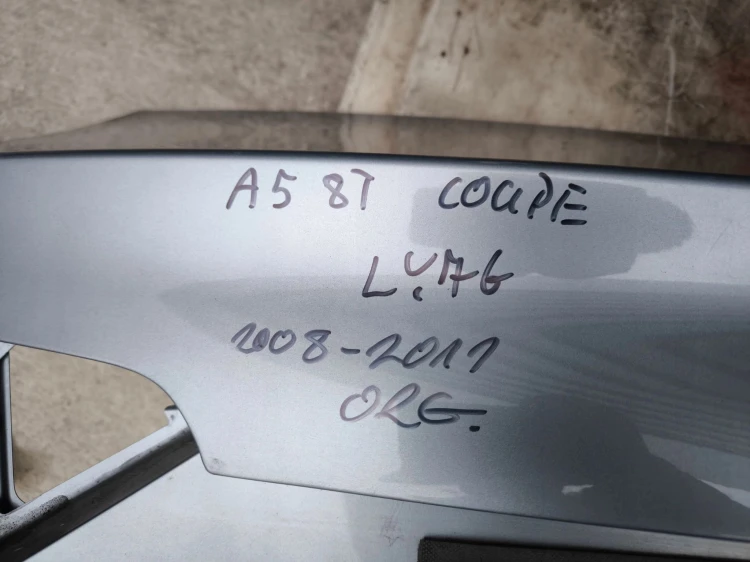 KLAPA TYLNA TYŁ AUDI A5 8T COUPE LY7G ORYGINAŁ ŁADNA 2008-2011 !!!