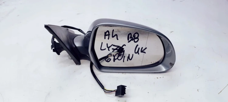 LUSTERKO PRAWY PRZÓD AUDI A4 B8 LY7G UK 6 PIN