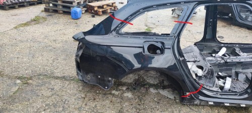 ĆWIARTKA BŁOTNIK TYŁ PRAWA STRONA AUDI A6 C7 KOMBI 2011-2017 ORYGINAŁ