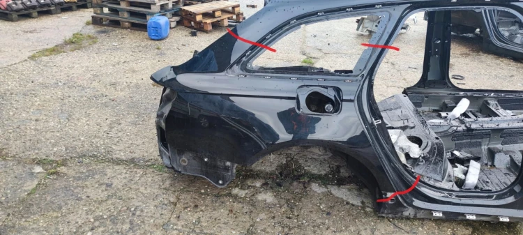ĆWIARTKA BŁOTNIK TYŁ PRAWA STRONA AUDI A6 C7 KOMBI 2011-2017 ORYGINAŁ