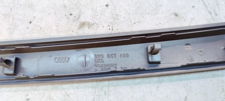 DEKOR DRZWI LEWY PRZÓD AUDI A5 8T 8T0867409 ORYGINAŁ SZARY