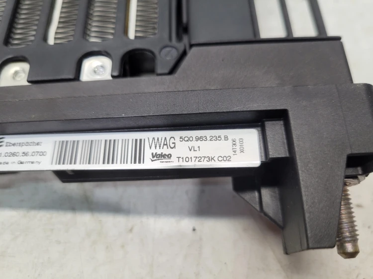 NAGRZEWNICA ELEKTRYCZNA AUDI A3 8V VOLKSWAGEN SEAT SKODA 5Q0963235B