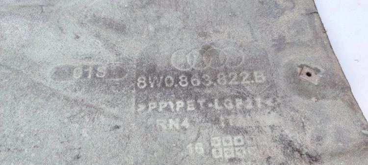 OSŁONA PŁYTA POD SKRZYNIE AUDI A4 B9 8W0863822B