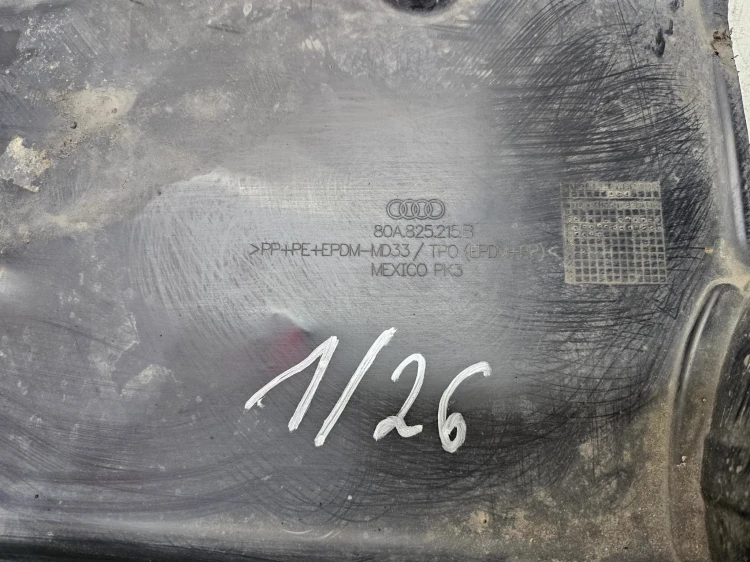 OSŁONA PODWOZIA LEWY TYŁ AUDI Q5 FY 80A825215B 1/26