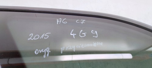 SZYBA KAROSERYJNA LEWY TYŁ ORYG. PRZYĆ. AUDI A6 C7 AVANT 2015R