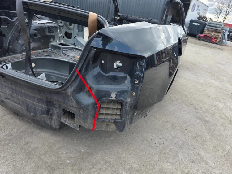 BŁOTNIK TYŁ PRÓG ĆWIARTKA PRAWA STRONA AUDI A5 8T CABRIO 2008-2016 !!!