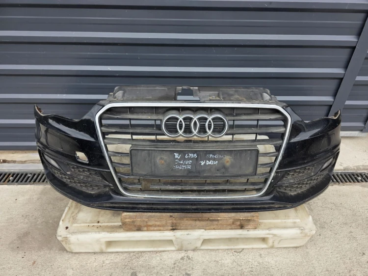 ZDERZAK PRZÓD KOMPLETNY AUDI A3 8V 3-DRZWI SPORTBACK S LINE LY9B SPRYSKI