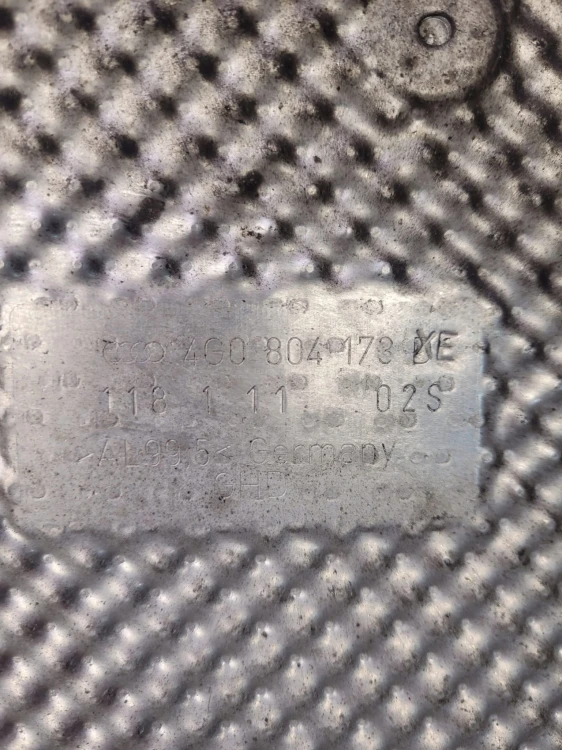 OSŁONA TERMICZNA LEWA AUDI A6 C7 4G0804173E