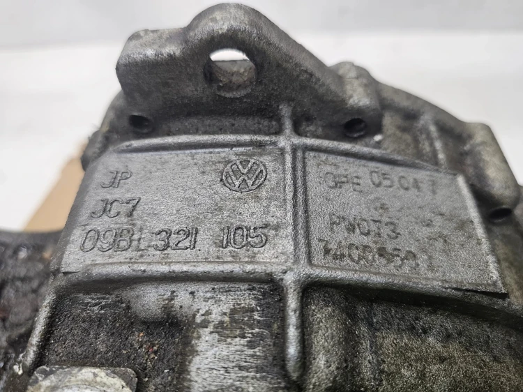OBUDOWA OSŁONA SKRZYNI BIEGÓW VOLKSWAGEN SHARAN II 1.9 TDI 09B321105