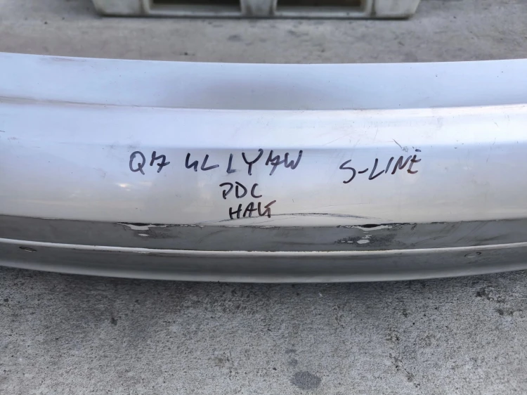 ZDERZAK TYLNI TYŁ AUDI Q7 4L S LINE HAK PDC LY7W KOMPLET