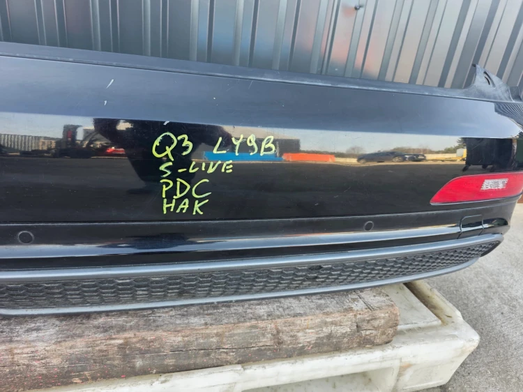 ZDERZAK TYLNI TYŁ AUDI Q3 8U S LINE LY9B PDC HAK 2011-2014 ORYGINAŁ !!!