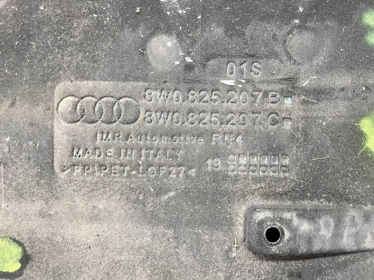 OSŁONA PODWOZIA LEWA AUDI A4 B9 LIFT A5 8W 8W0825207B 1/25