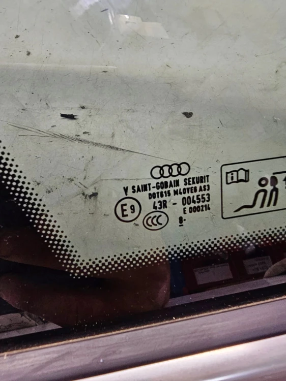 SZYBA KAROSERYJNA LEWY TYŁ AUDI Q5 FY 2018R 80A845297J