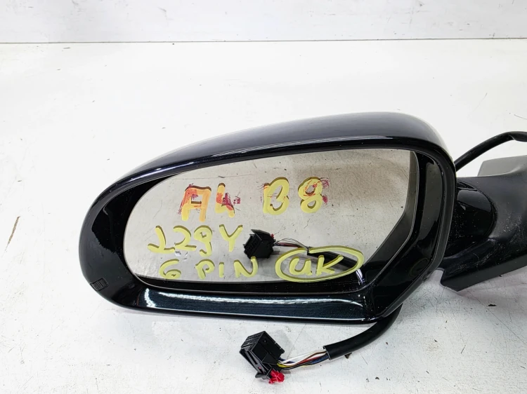 LUSTERKO ZEWNĘTRZNE LEWE AUDI A4 B8 LZ9Y 6 PIN UK