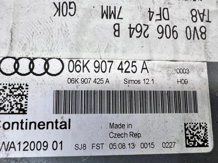 KOMPUTER STEROWNIK SILNIKA 1.8 TFSI AUDI 06K907425A