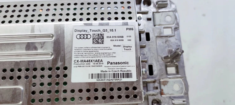 WYŚWIETLACZ MMI DISPLAY AUDI Q3 83A919605B