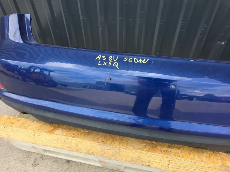 ZDERZAK TYŁ AUDI A3 8V SEDAN CABRIO LX5Q ORYGINAŁ KOMPLETNY !!!