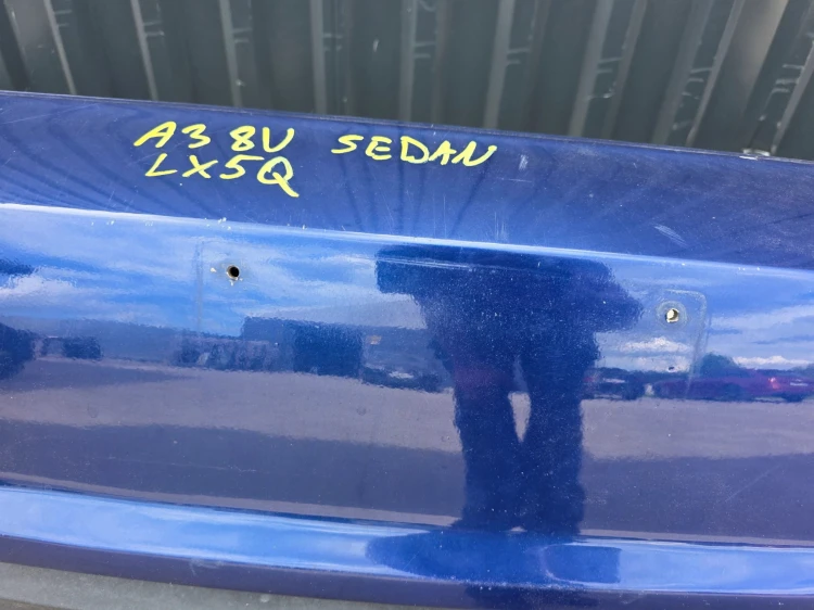 ZDERZAK TYŁ AUDI A3 8V SEDAN CABRIO LX5Q ORYGINAŁ KOMPLETNY !!!