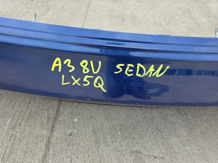 ZDERZAK TYŁ AUDI A3 8V SEDAN CABRIO LX5Q ORYGINAŁ KOMPLETNY !!!