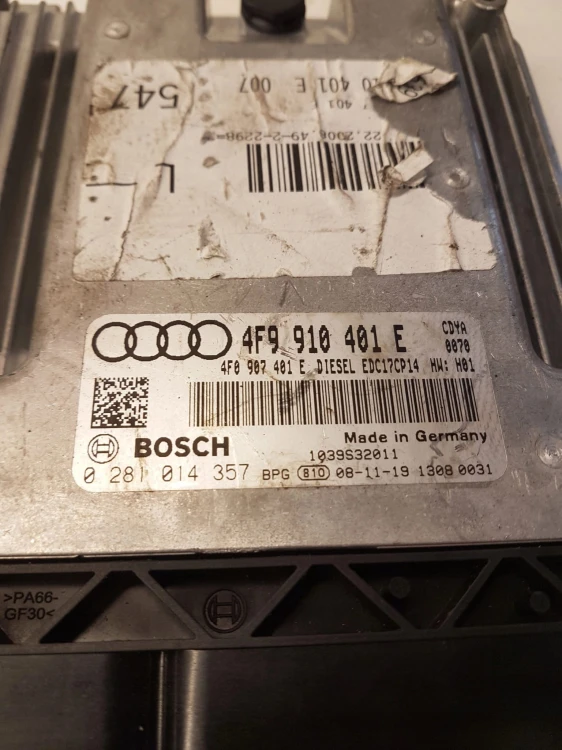 STEROWNIK SILNIKA AUDI A6 C6 3.0 TDI 4F9910401E 4F0907401E