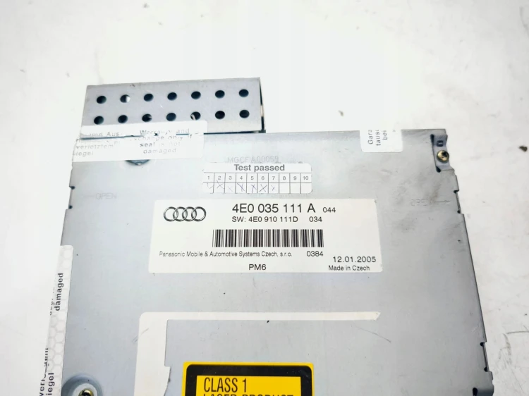 ZMIENIARKA CD AUDI A4 A6 A5 A8 4E0035111A 4E0910111D