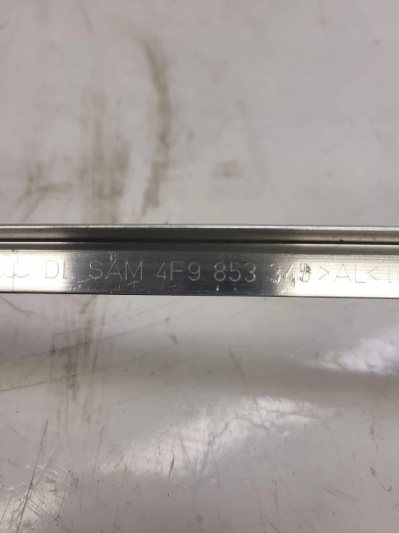 LISTWA SZYBY CHROM LEWY TYŁ AUDI A6 C6 4F9853345