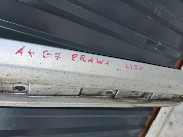 LISTWA PROGOWA PRAWA AUDI A4 B7 8E0853860 LY7W ORYGINAŁ !!!