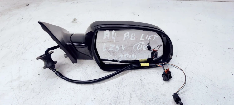 LUSTERKO PRAWE AUDI A4 B8 LIFT LZ9Y 6+2 PIN UK