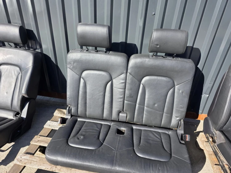 FOTEL FOTELE AUDI Q7 4L 7 OSÓB SKÓRA PODGRZEWANY PRZÓD ELEKTRYKA KOMPLET