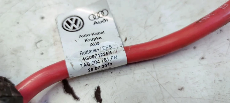 PRZEWÓD AKUMULATORA PLUSOWY AUDI A7 A6 C7 4G0971225K
