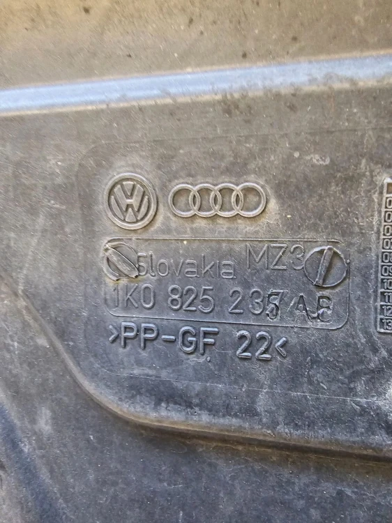 OSŁONA POD SILNIK PŁYTA AUDI VW SEAT SKODA 1K0825237AB