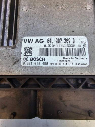 KOMPUTER STEROWNIK SILNIKA AUDI VW 1.6 04L907309D