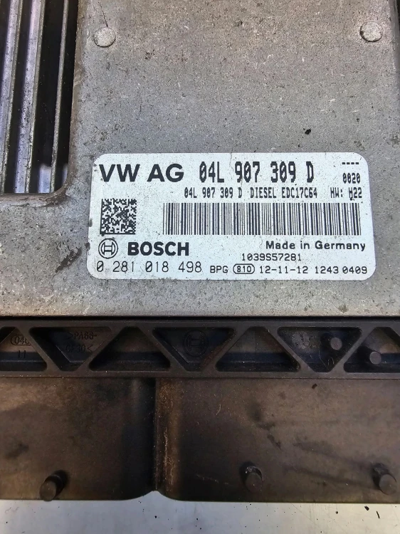 KOMPUTER STEROWNIK SILNIKA AUDI VW 1.6 04L907309D