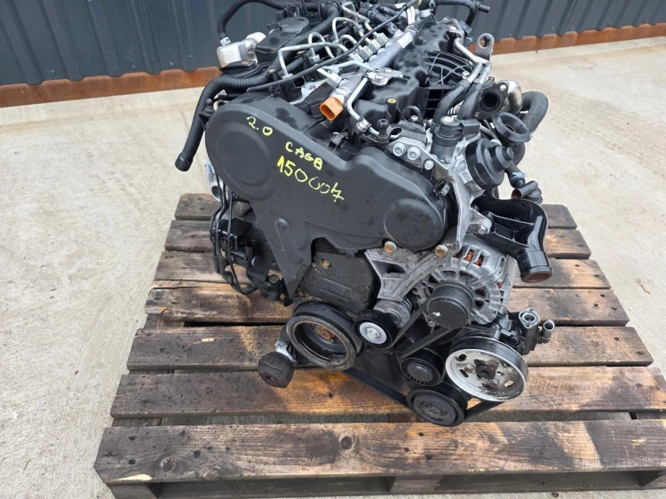 SILNIK KOMPLETNY AUDI A4 B8 A5 A6 SEAT EXEO 2.0 TDI CAG CAGB 150007 KM !!!