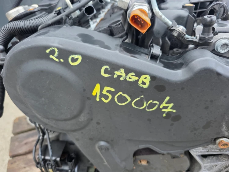 SILNIK KOMPLETNY AUDI A4 B8 A5 A6 SEAT EXEO 2.0 TDI CAG CAGB 150007 KM !!!