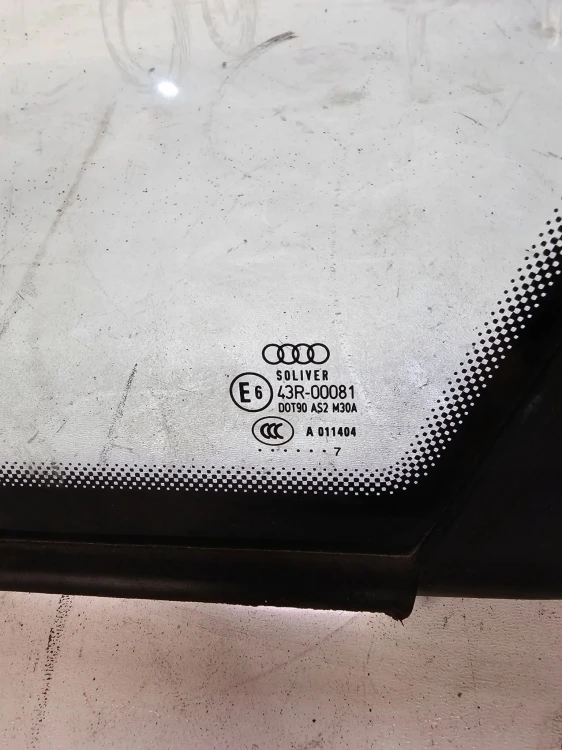 SZYBA KAROSERYJNA PRAWY TYŁ AUDI A6 C6 SEDAN 4F5 2007R ORYGINAŁ !!!