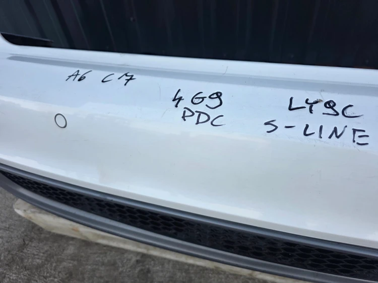ZDERZAK TYŁ AUDI A6 C7 S LINE 4X PDC LY9C AVANT KOMBI KOMPLETNY !!!