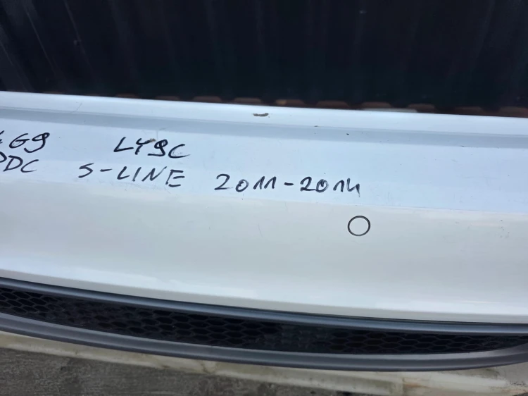 ZDERZAK TYŁ AUDI A6 C7 S LINE 4X PDC LY9C AVANT KOMBI KOMPLETNY !!!