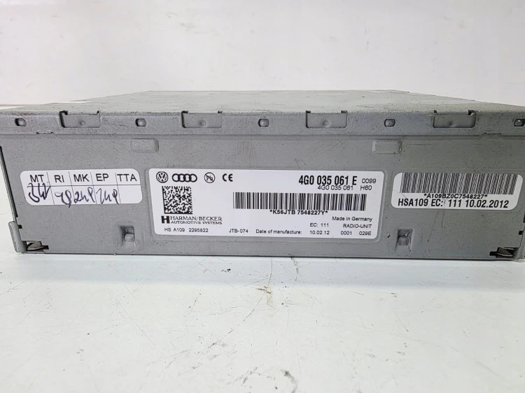 TUNER MODUŁ RADIOWY RADIA AUDI A4 B8 A5 8T Q5 8R A6 A7 LIFT 4G0035061E