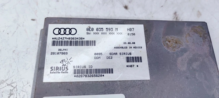 MODUŁ RADIA CYFROWEGO AUDI A3 A4 A5 A6 8E0035593M