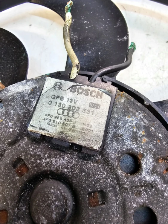 WENTYLATOR CHŁODNICY MAŁY AUDI A6 C6 2.7 3.0 TDI 4F0959455J