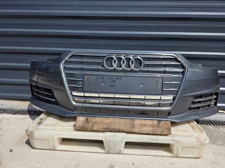 ZDERZAK PRZÓD AUDI A4 B9 2016-2019 ZWYKŁY LX7R PDC KOMPLETNY !!!