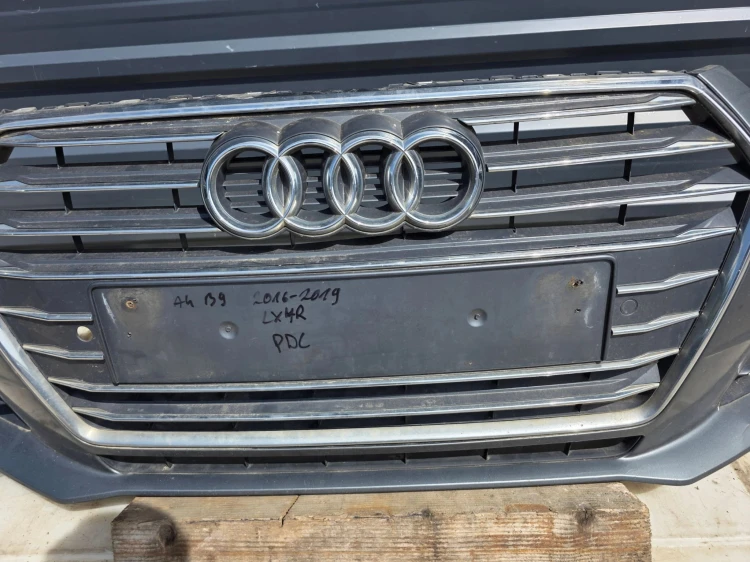ZDERZAK PRZÓD AUDI A4 B9 2016-2019 ZWYKŁY LX7R PDC KOMPLETNY !!!