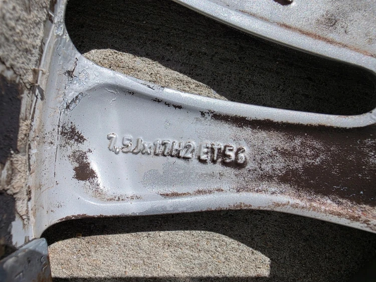 FELGI FELGA KOMPLET VW SKODA AUDI SEAT 7.5J R17 ET56 8P0601025CC Z*89*OK