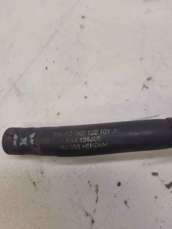 RURA WĄŻ WODY AUDI VW SKODA ORYGINAŁ 1K0122101JK