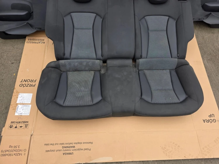 FOTEL FOTELE KOMPLET AUDI A1 8X 8X3 3-DRZWI SKÓRA+MATERIAŁ ORYGINAŁ !!!